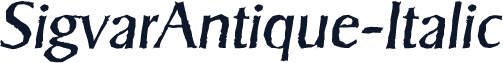 SigvarAntique-Italic