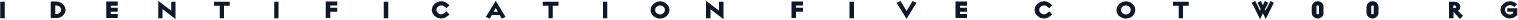 Identification Five C OT W00 Rg