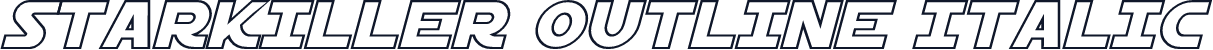 Starkiller Outline Italic