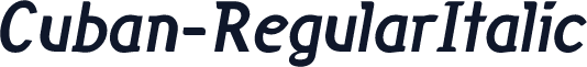 Cuban-RegularItalic