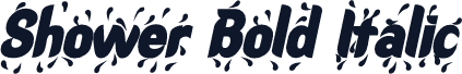 Shower Bold Italic
