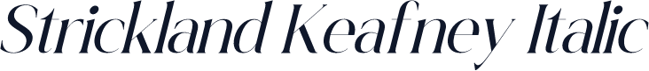 Strickland Keafney Italic
