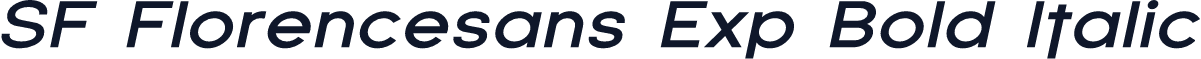 SF Florencesans Exp Bold Italic
