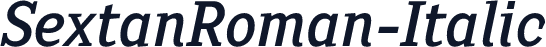 SextanRoman-Italic