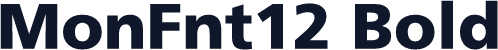 MonFnt12 Bold