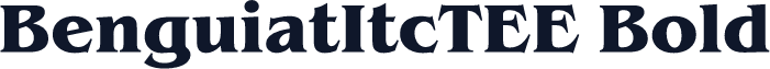 BenguiatItcTEE Bold