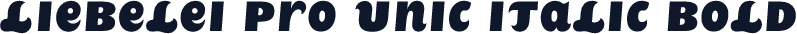 ☞Liebelei Pro Unic Italic Bold