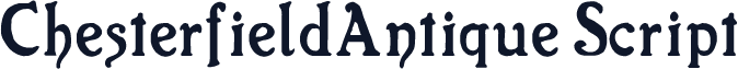 ChesterfieldAntique Script