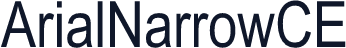 ArialNarrowCE