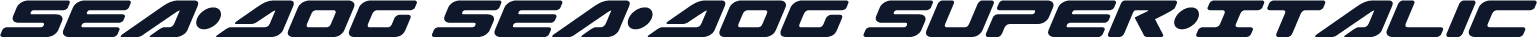 Sea-Dog Sea-Dog Super-Italic