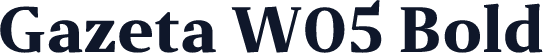 Gazeta W05 Bold