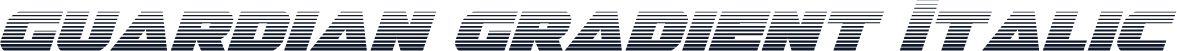 Guardian Gradient Italic