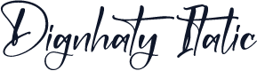 Dignhaty Italic