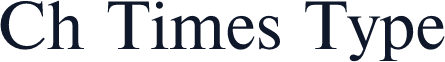 Ch Times Type
