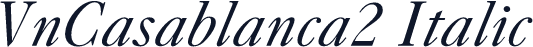 VnCasablanca2 Italic