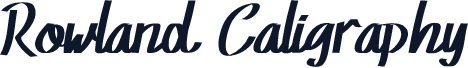 Rowland Caligraphy