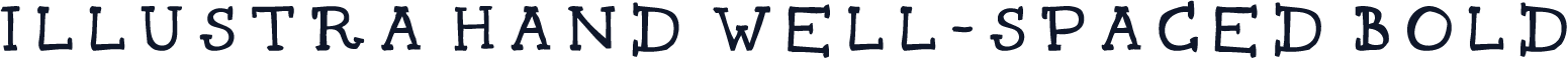 Illustra Hand Well-Spaced Bold