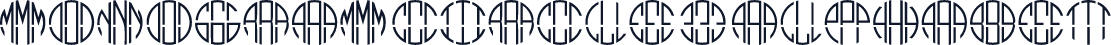 Monogram Circle 3 Alphabet