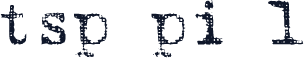 tsp pi 1