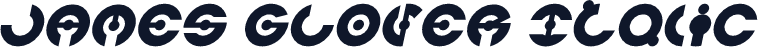 JAMES GLOVER Italic