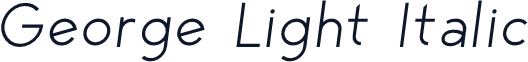 George Light Italic