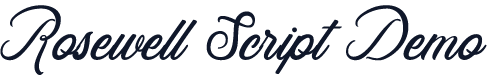 Rosewell Script Demo