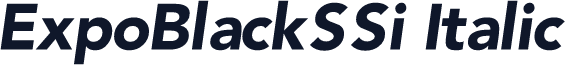 ExpoBlackSSi Italic