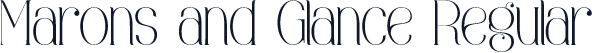 Marons and Glance Regular