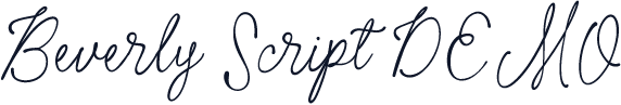 Beverly Script DEMO