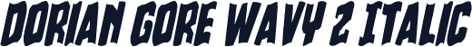 Dorian Gore Wavy 2 Italic