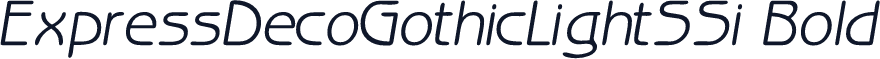 ExpressDecoGothicLightSSi Bold