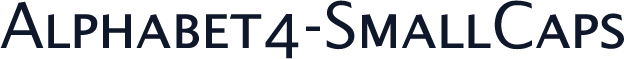 Alphabet4-SmallCaps