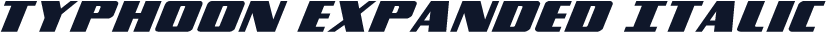 Typhoon Expanded Italic