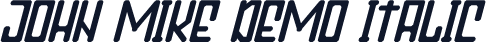 John Mike Demo Italic
