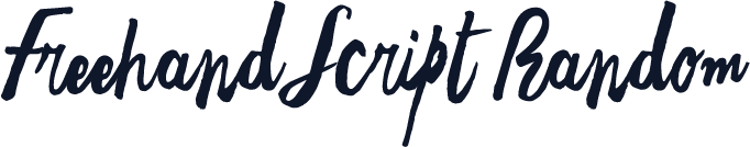 Freehand Script Random