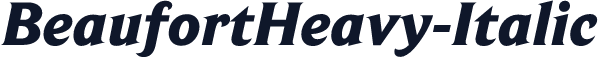 BeaufortHeavy-Italic