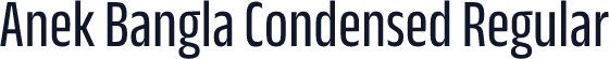 Anek Bangla Condensed Regular