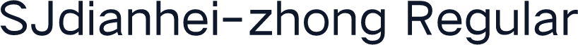 SJdianhei-zhong Regular