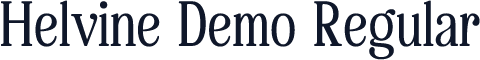 Helvine Demo Regular