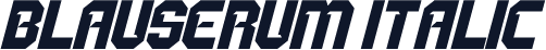 BLAUSERUM Italic