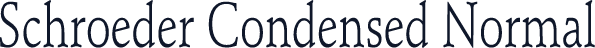 Schroeder Condensed Normal