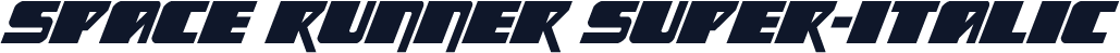 Space Runner Super-Italic