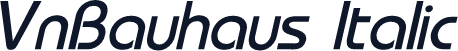 VnBauhaus Italic