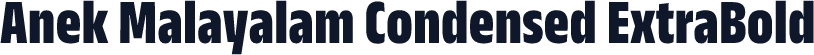 Anek Malayalam Condensed ExtraBold