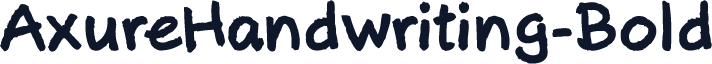 AxureHandwriting-Bold