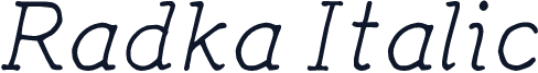 Radka Italic