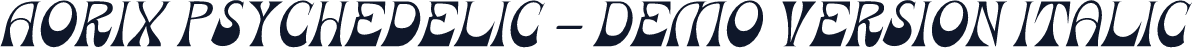 Aorix Psychedelic - Demo Version Italic