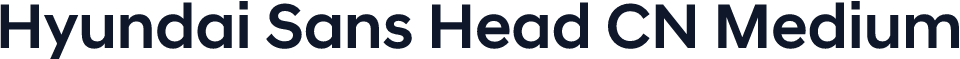 Hyundai Sans Head CN Medium