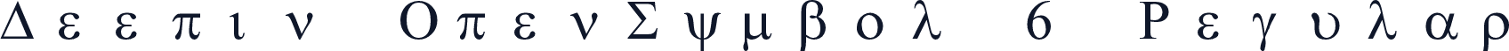Deepin OpenSymbol 6 Regular