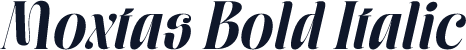 Moxtas Bold Italic